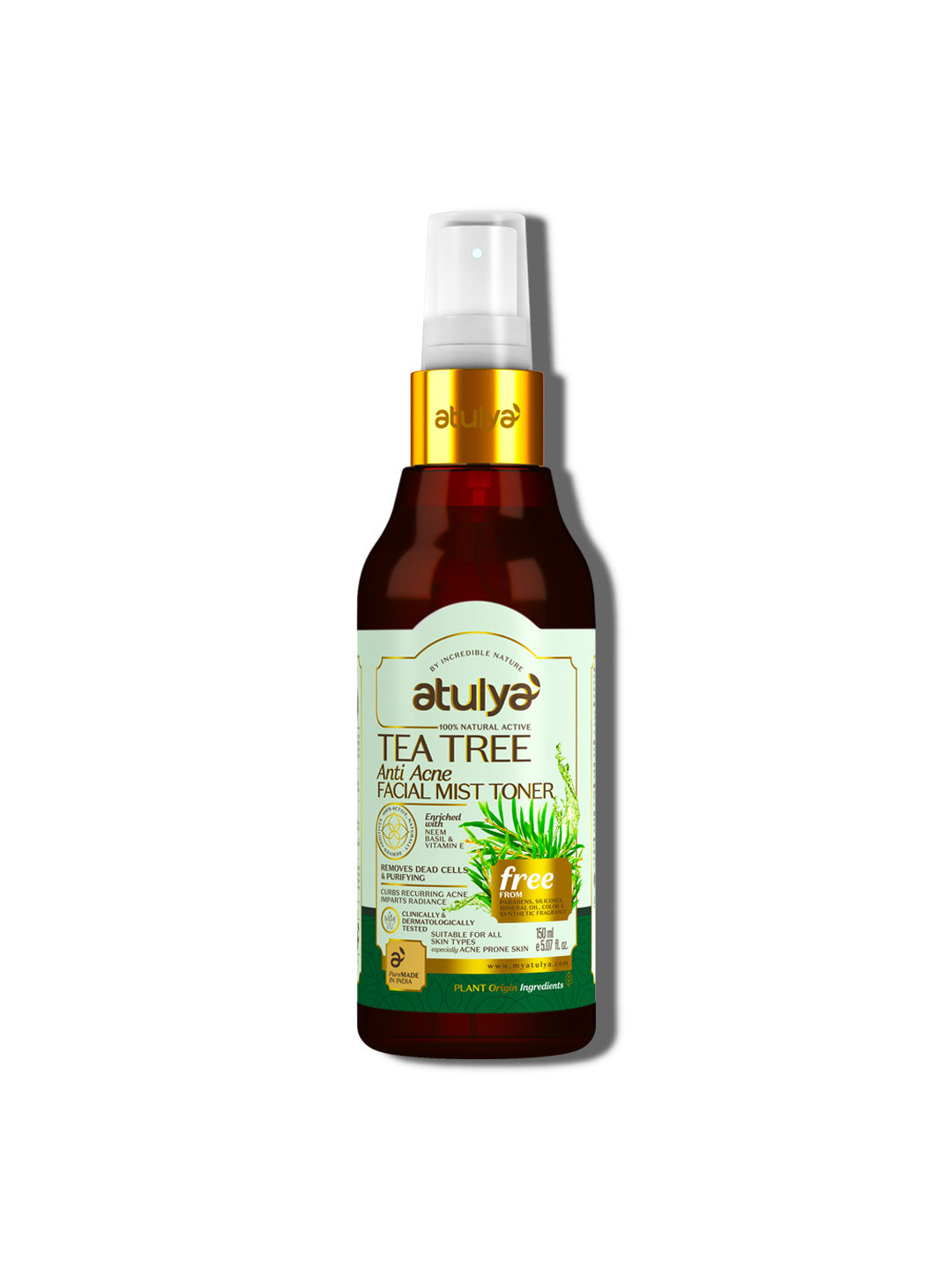 Atulya Tea Tree Anti Acne Facial Mist Toner - 150ml