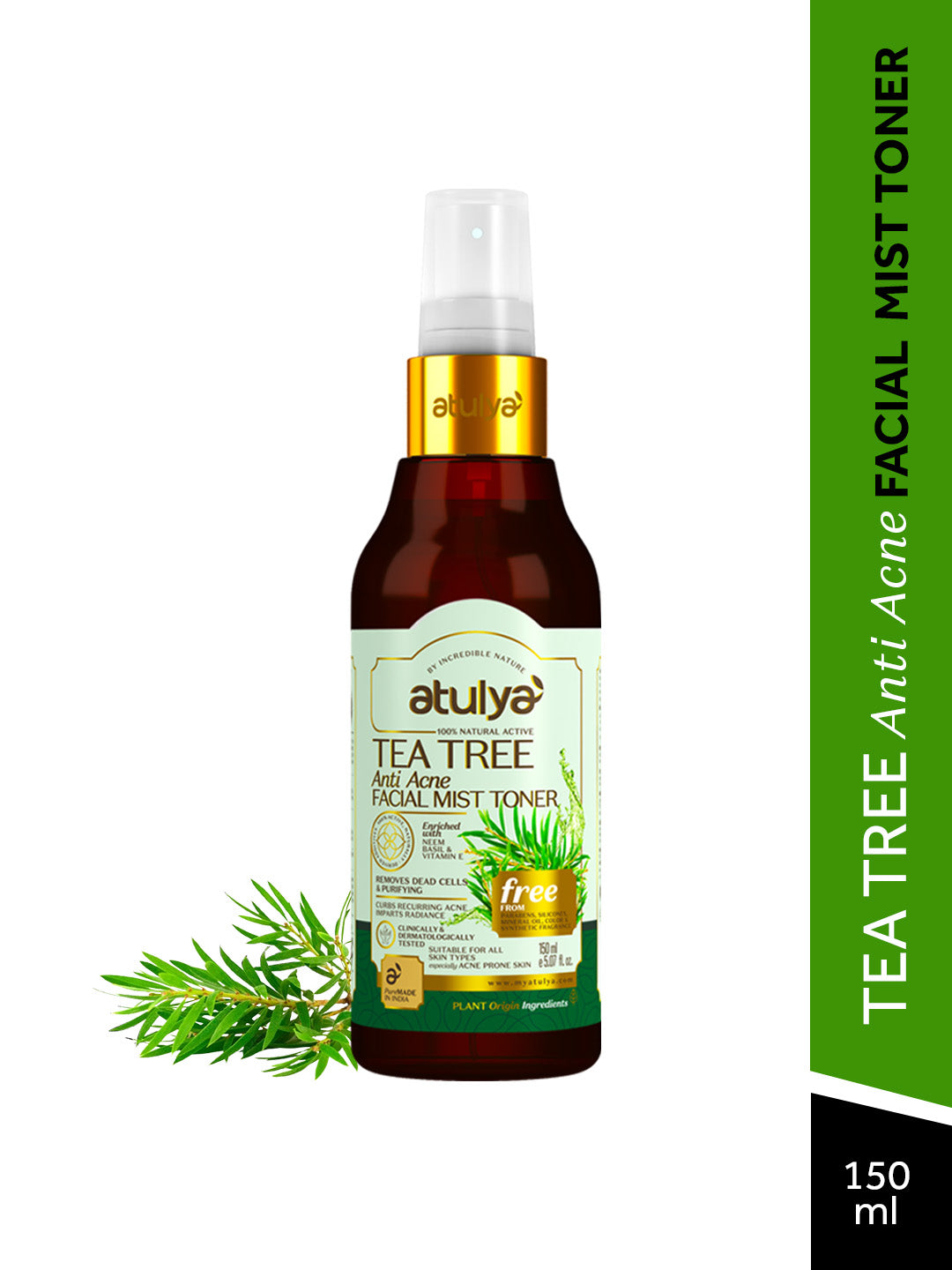 Atulya Tea Tree Anti Acne Facial Mist Toner - 150ml