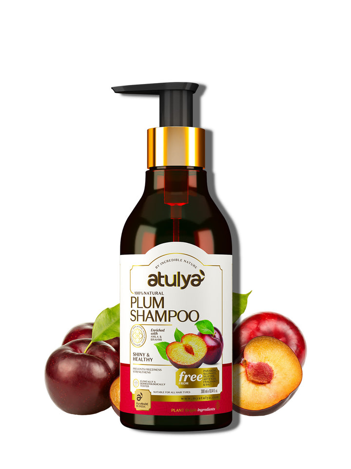 Atulya Plum Shampoo for Shiny & Healthy Hair - 300ml