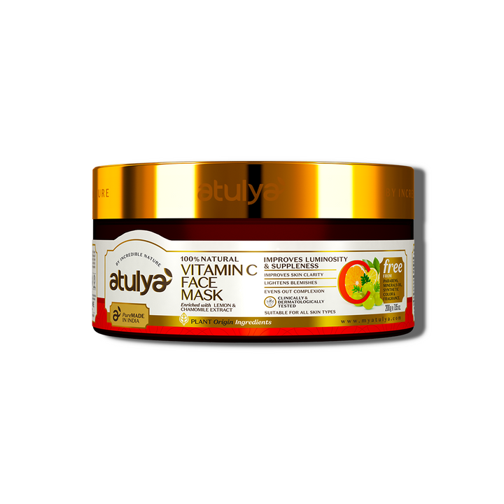 Atulya Vitamin C Face Mask | Brightens and Hydrates Skin - 200gm
