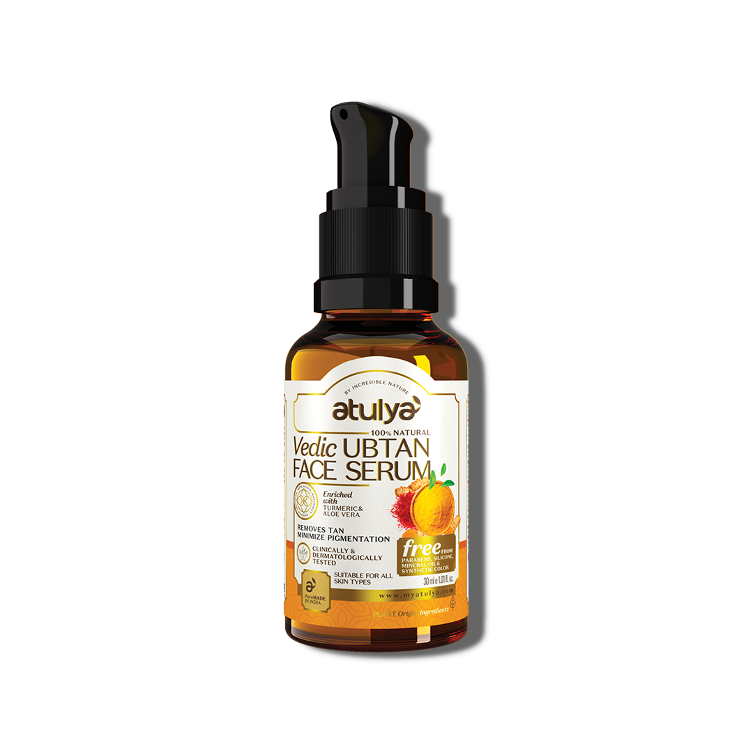 Atulya Vedic Ubtan Face Serum | Minimises Tan and Pigmentation - 30ml
