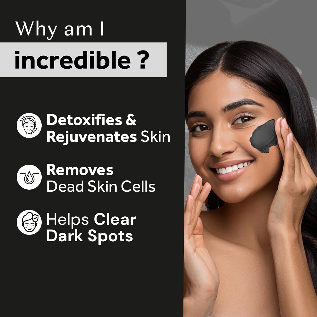 Atulya Activated Organic Bamboo Charcoal Peel Off Mask - 100gm