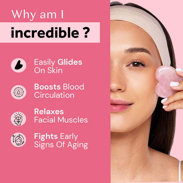 Atulya Gua Shua | Pink Aventurine | De-puffing and De-stressing