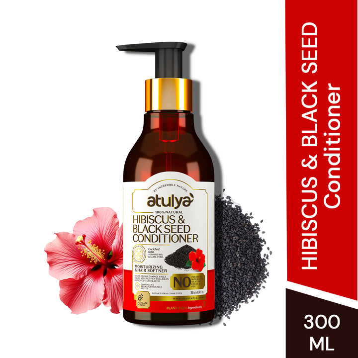 Atulya Hibiscus & Black Seed Hair Conditioner |Hair Softener - 300ml