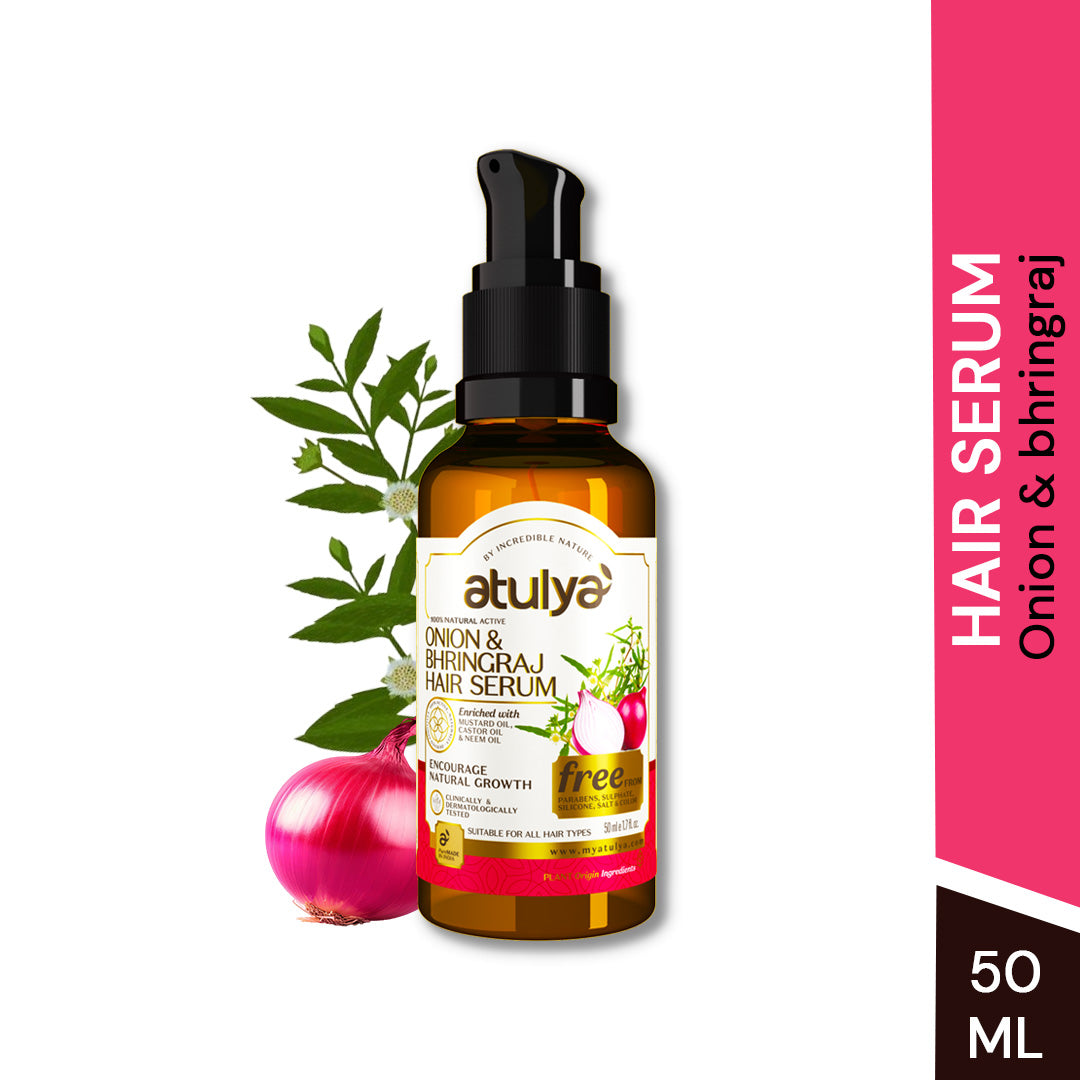 Atulya Onion & Bhringraj Hair Serum for Natural Hair Growth - 50ml