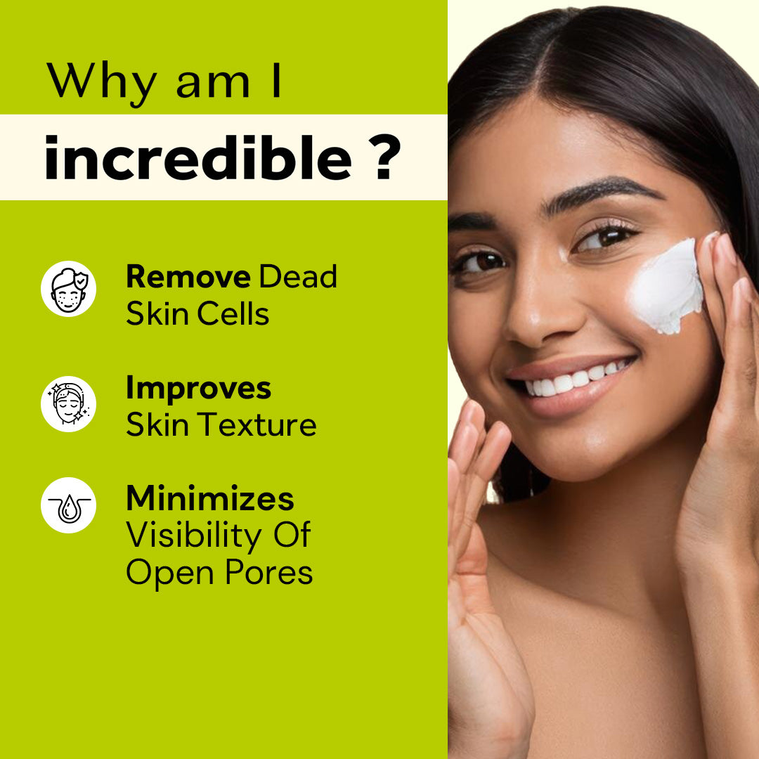 Atulya Matcha Tea Face Mask | Brightens Tone and Removes Blemishes - 200gm