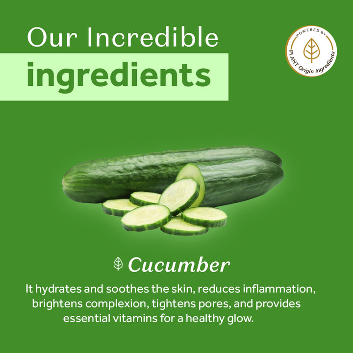 Atulya Cucumber Foaming Face Wash with Built-In Silicone Brush | IMproves Texture - 150ml