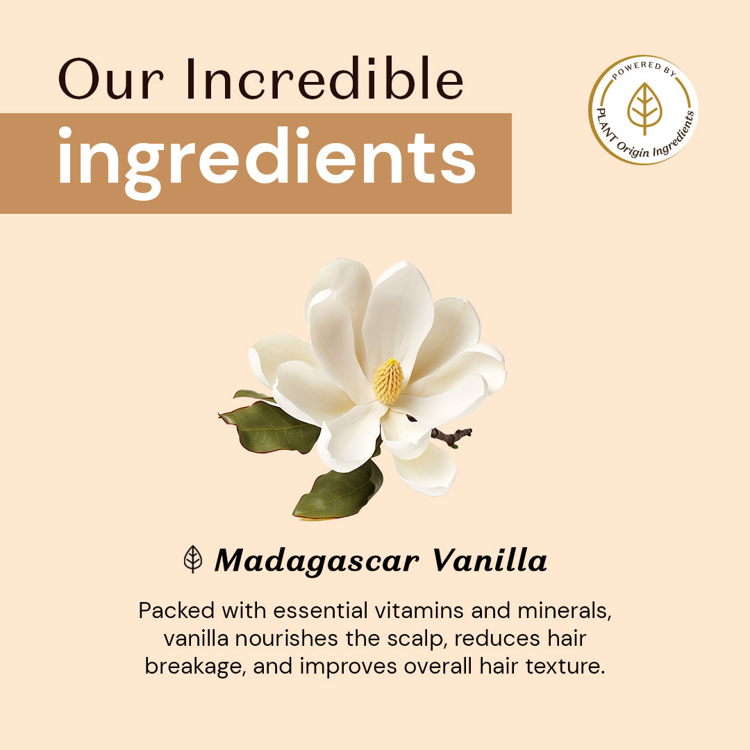 Atulya Madagascar Vanilla Hair Shampoo | Repairs Hair - 300ml