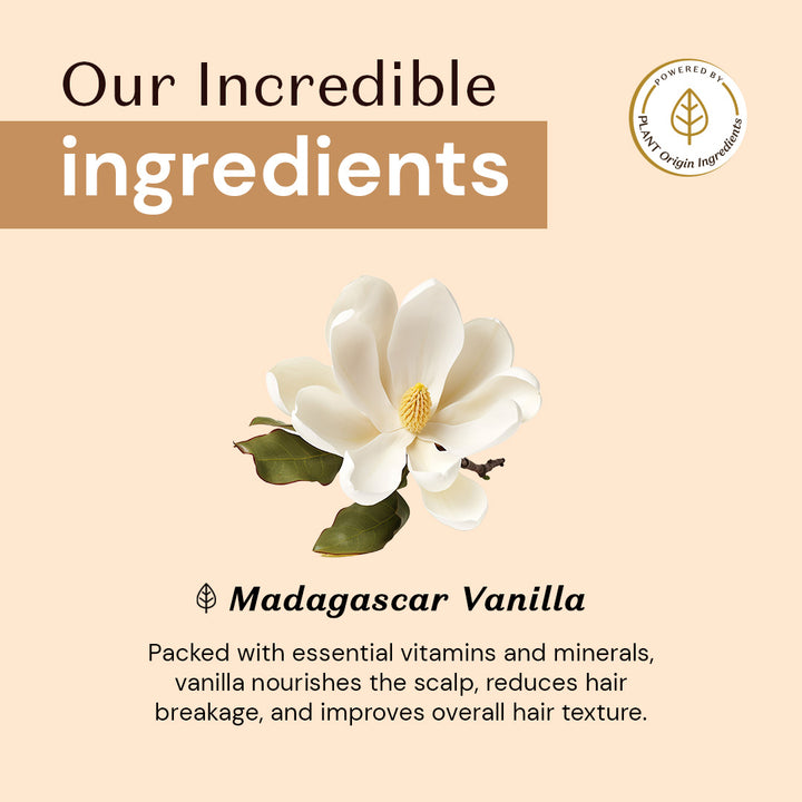 Atulya Madagascar Vanilla Hair Shampoo | Repairs Hair - 300ml