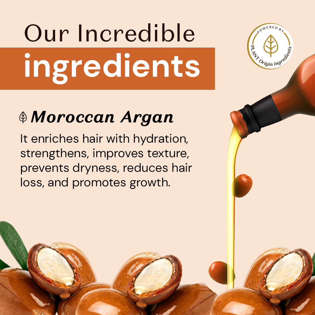 Atulya Moroccan Argan Oil Shampoo | Repairs Hair - 300ml