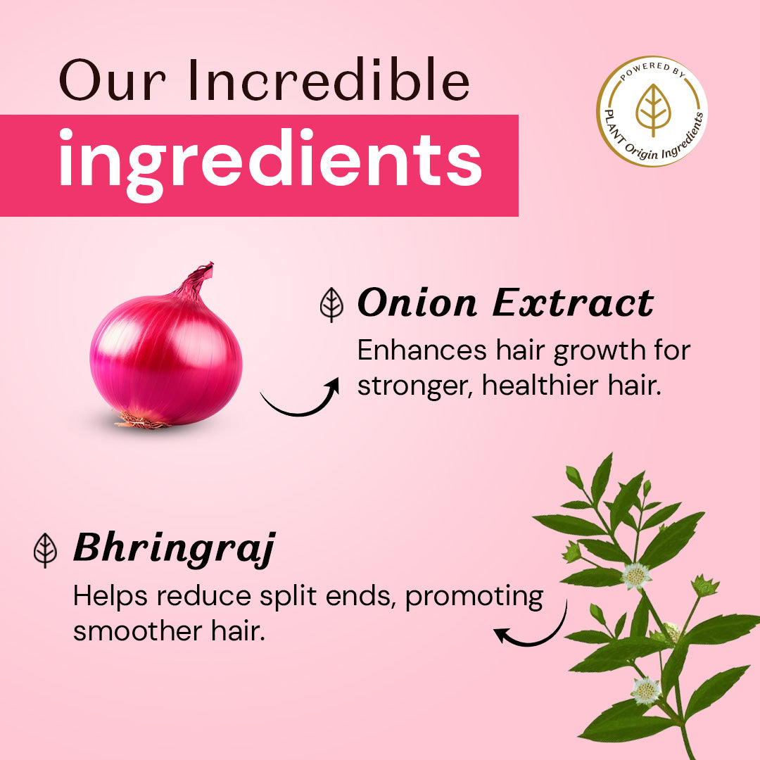 Atulya Onion & Bhringraj Hair Shampoo | Anti-dandruff Shampoo - 300ml