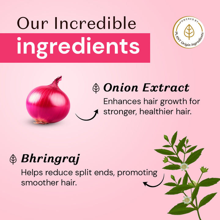 Atulya Onion & Bhringraj Hair Shampoo | Anti-dandruff Shampoo - 300ml