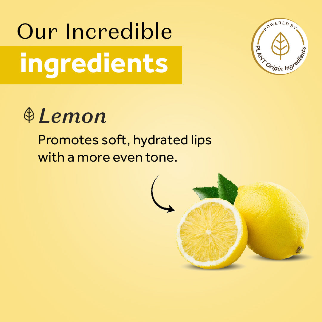 Atulya Lemon Lip Balm | Refreshing and Nourishing - 5gm