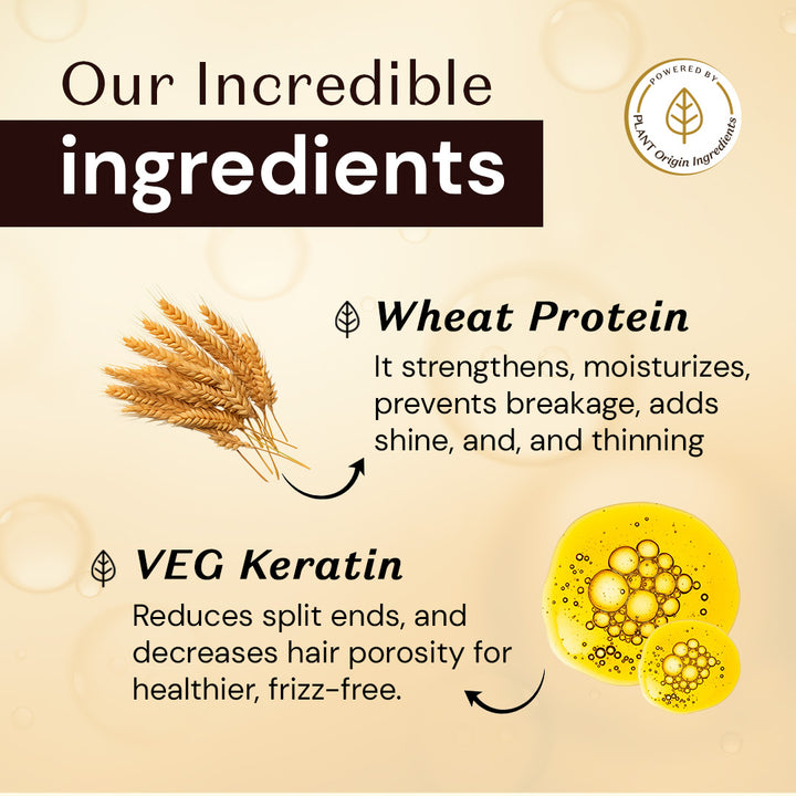 Atulya Keratin & Wheat Protein Shampoo Combo - 300ml Each (Pack of 2)