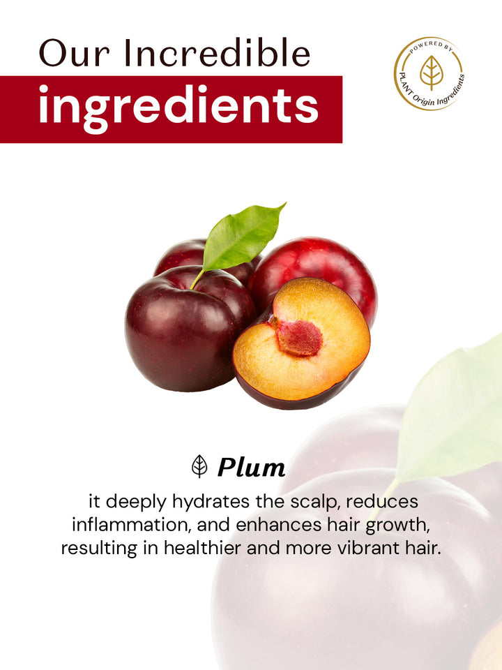 Atulya Plum Shampoo for Shiny & Healthy Hair - 300ml