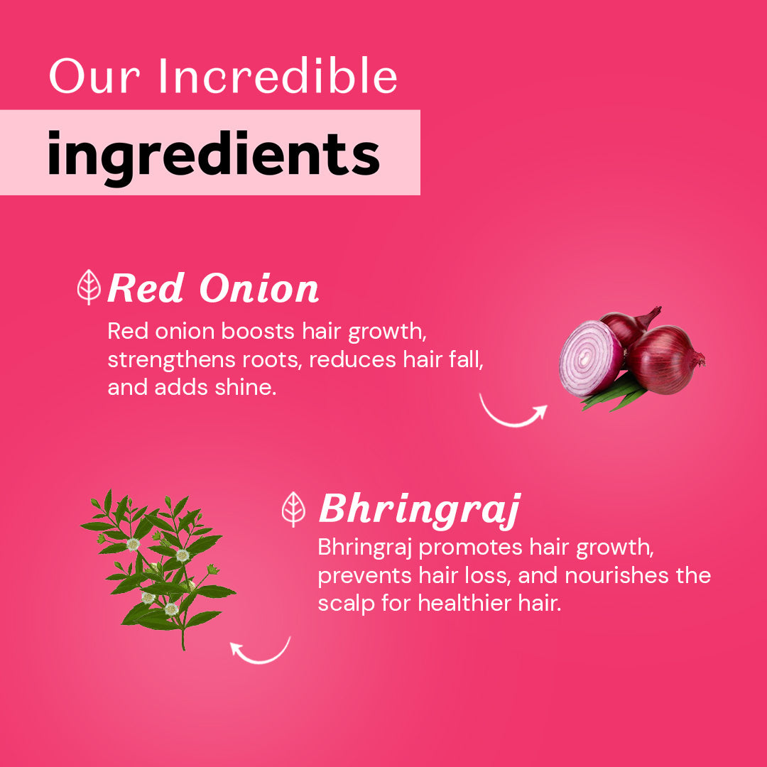 Atulya Onion & Bhringraj Hair Mask | Restores and Revtalizes Hair - 200gm