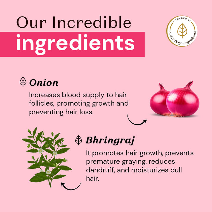 Atulya Onion & Bhringraj Hair Serum for Natural Hair Growth - 50ml