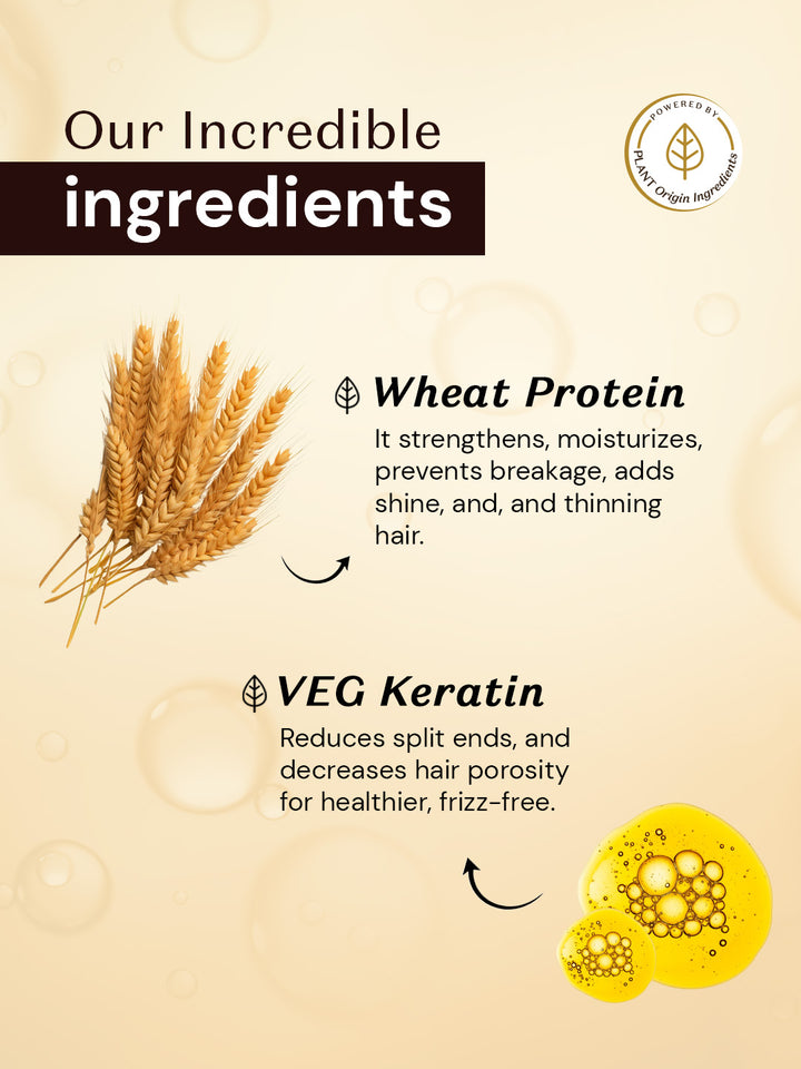 Atulya Keratin & Wheat Protein Hair Serum | Repairing Hair -  50ml