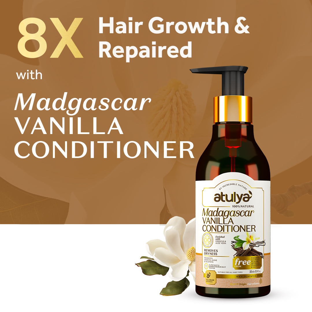 Atulya Madagascar Vanilla Hair Conditioner for Dry Hair - 300ml