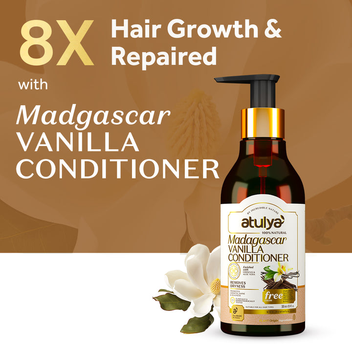 Atulya Madagascar Vanilla Hair Conditioner for Dry Hair - 300ml