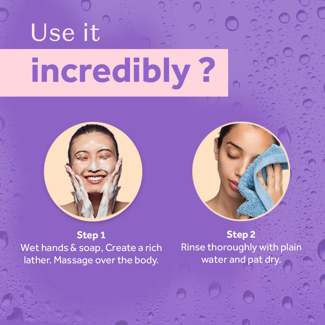 Atulya Rosemary & Lavender Handcrafted Soap for Sensitive Skin- 100gm