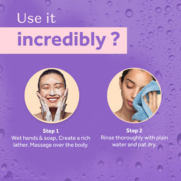 Atulya Rosemary & Lavender Handcrafted Soap for Sensitive Skin- 100gm