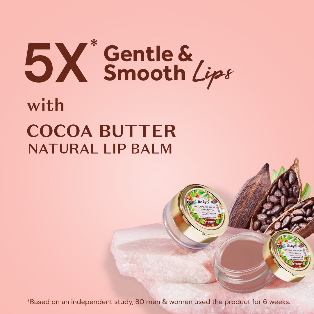 Atulya Lip Balm Cocoa Butter |Tinted and Shining Lips -5gm