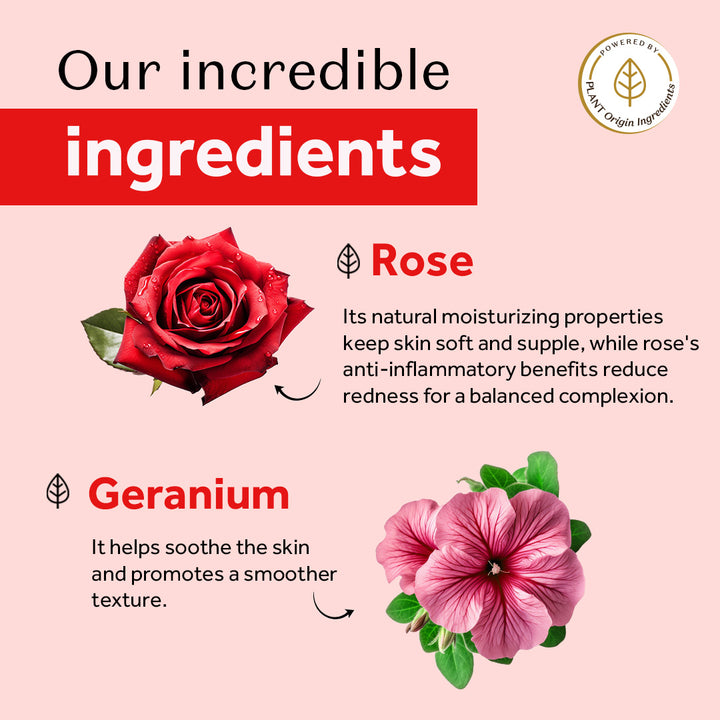 Atulya Rose & Geranium Handcrafted Soap | Nourishes skin | Anti-ageing - 100gm