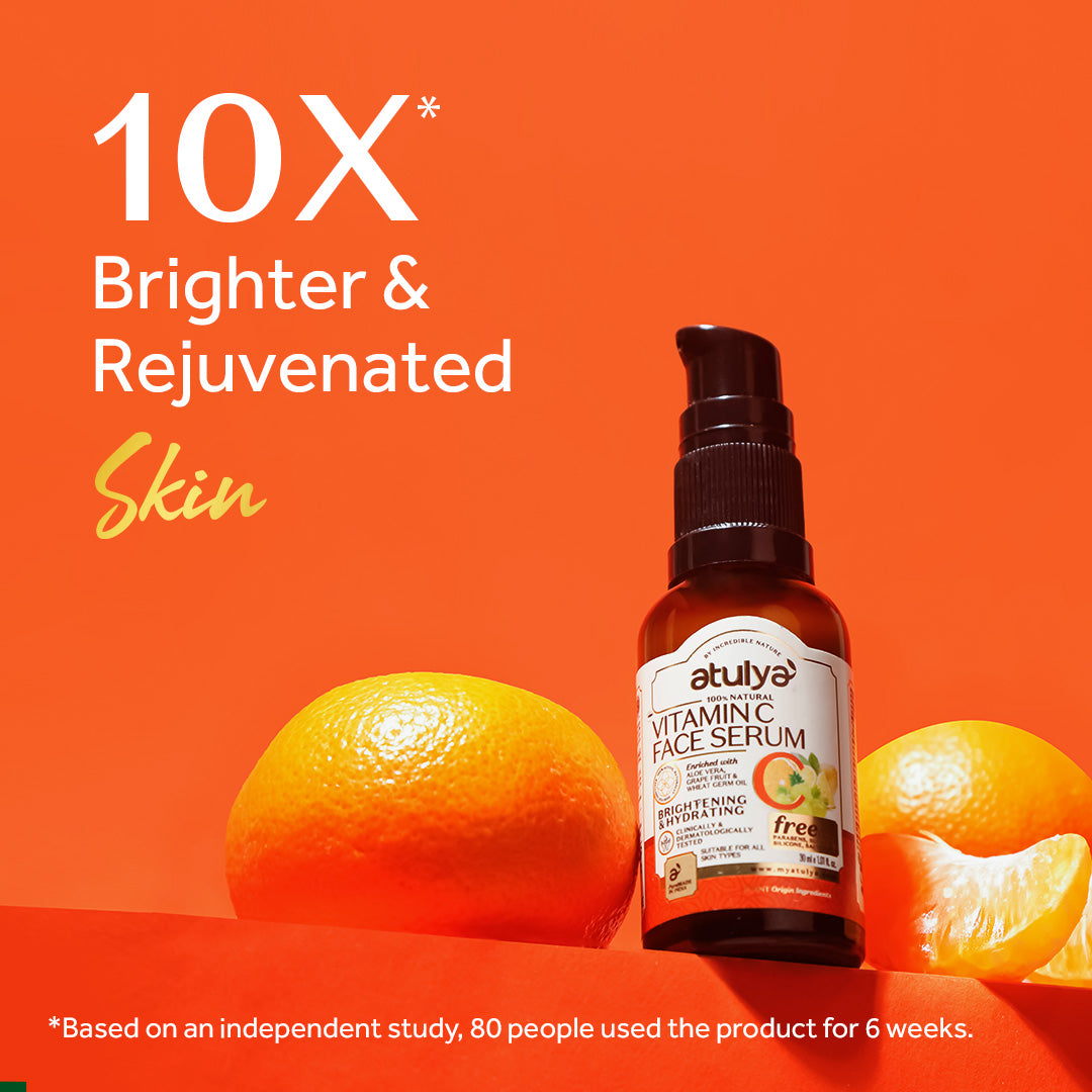 Atulya Vitamin C Face Serum | Brightening and Hydrating -  30ml