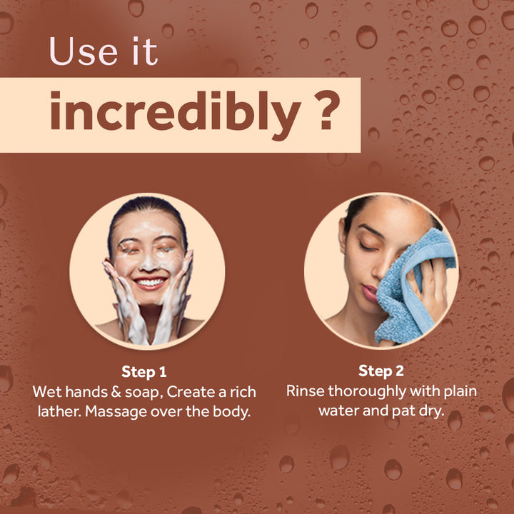 Atulya Coconut & Vanilla Handcrafted Soap for Dryness | Gentle Cleanser - 100gm