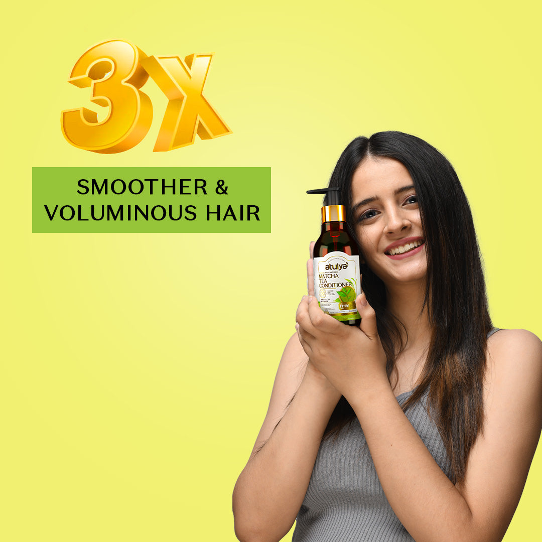 Atulya Matcha Tea Conditioner | Protects Damaged Hair - 300ml