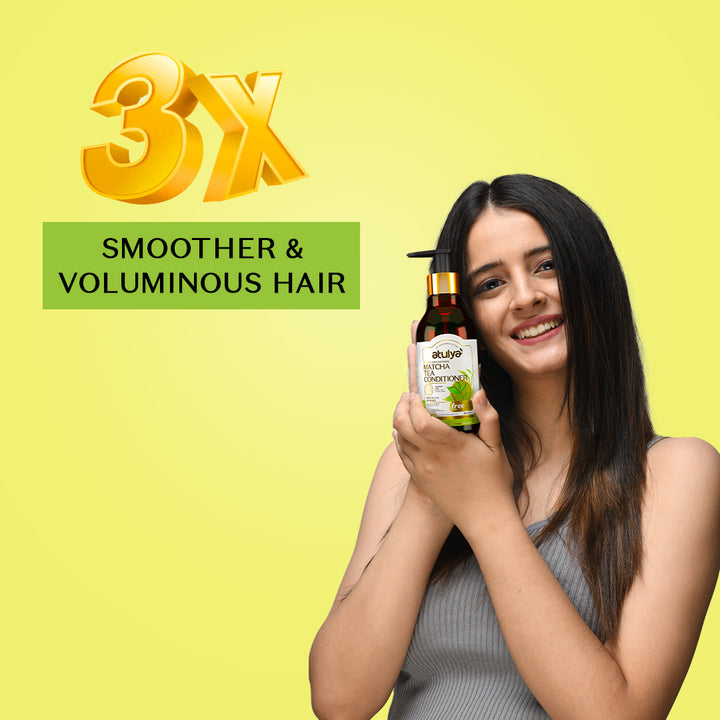 Atulya Matcha Tea Conditioner | Protects Damaged Hair - 300ml