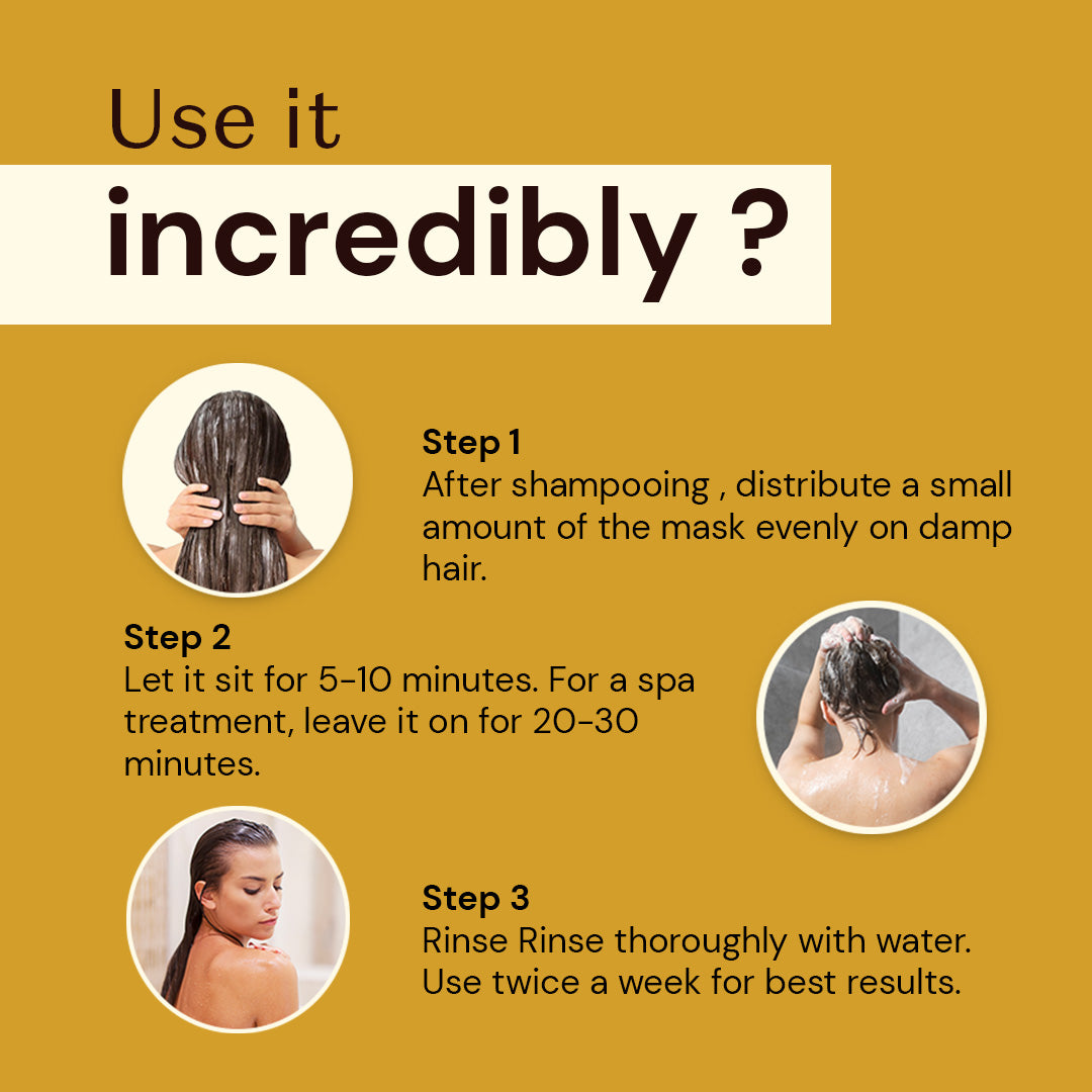 Atulya Keratin & Wheat Protein Hair Mask | Reviving and Hydrating - 200gm