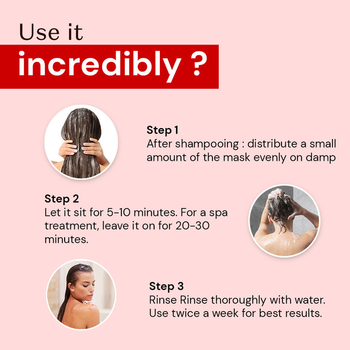 Atulya Hibiscus & Black Seed Hair Mask | Thickens and Protects - 200gm