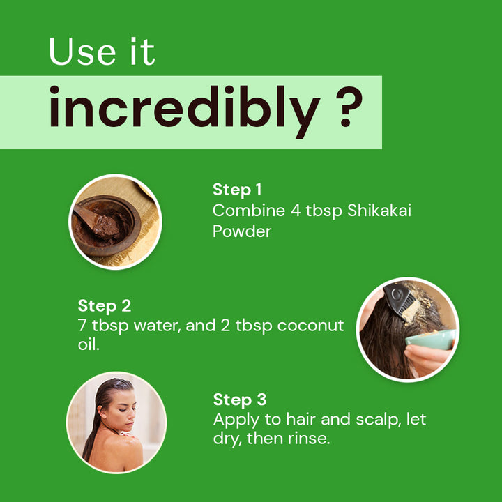 Atulya Shikakai Organic Powder - 100 % Pure & Natural - 100gm