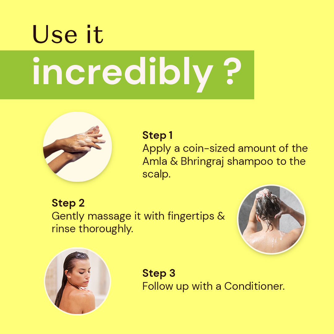 Atulya Amla & Bhringraj Shampoo for Hair Repairing - 300ml