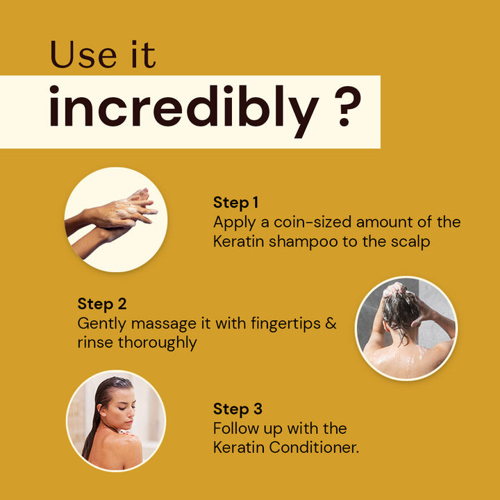 Atulya Keratin & Wheat Protein Shampoo | Protecting and Repairing - 300ml