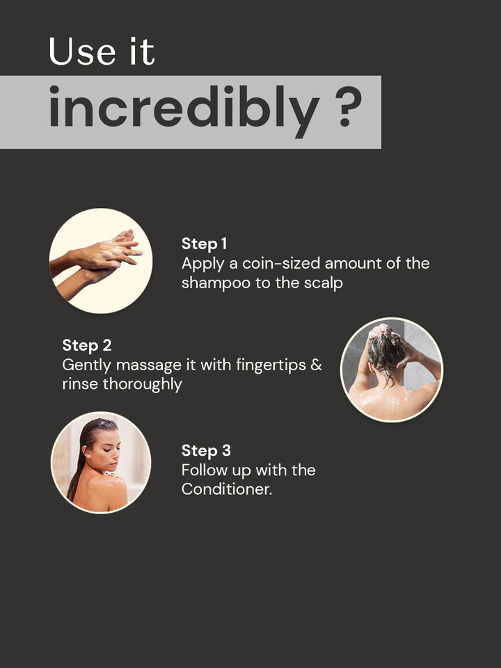 Atulya Activated Bamboo Charcoal Shampoo | Anti-damage and Cleansing - 300ml