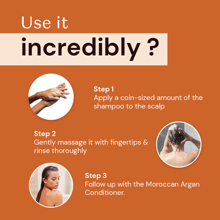 Atulya Moroccan Argan Oil Shampoo | Repairs Hair - 300ml