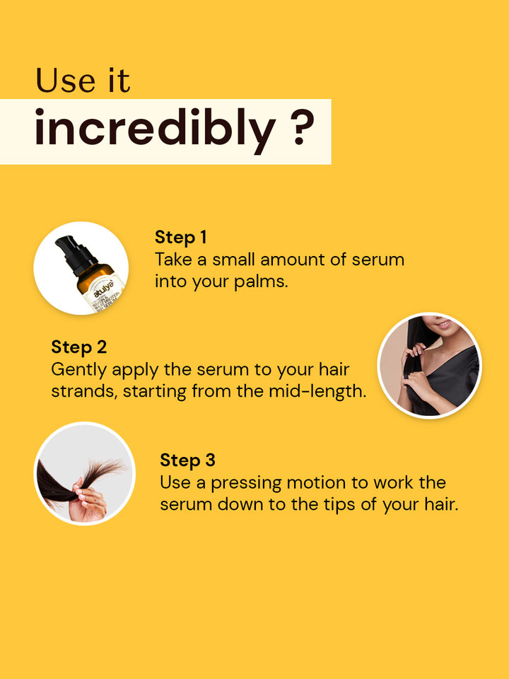 Atulya Keratin & Wheat Protein Hair Serum | Repairing Hair -  50ml