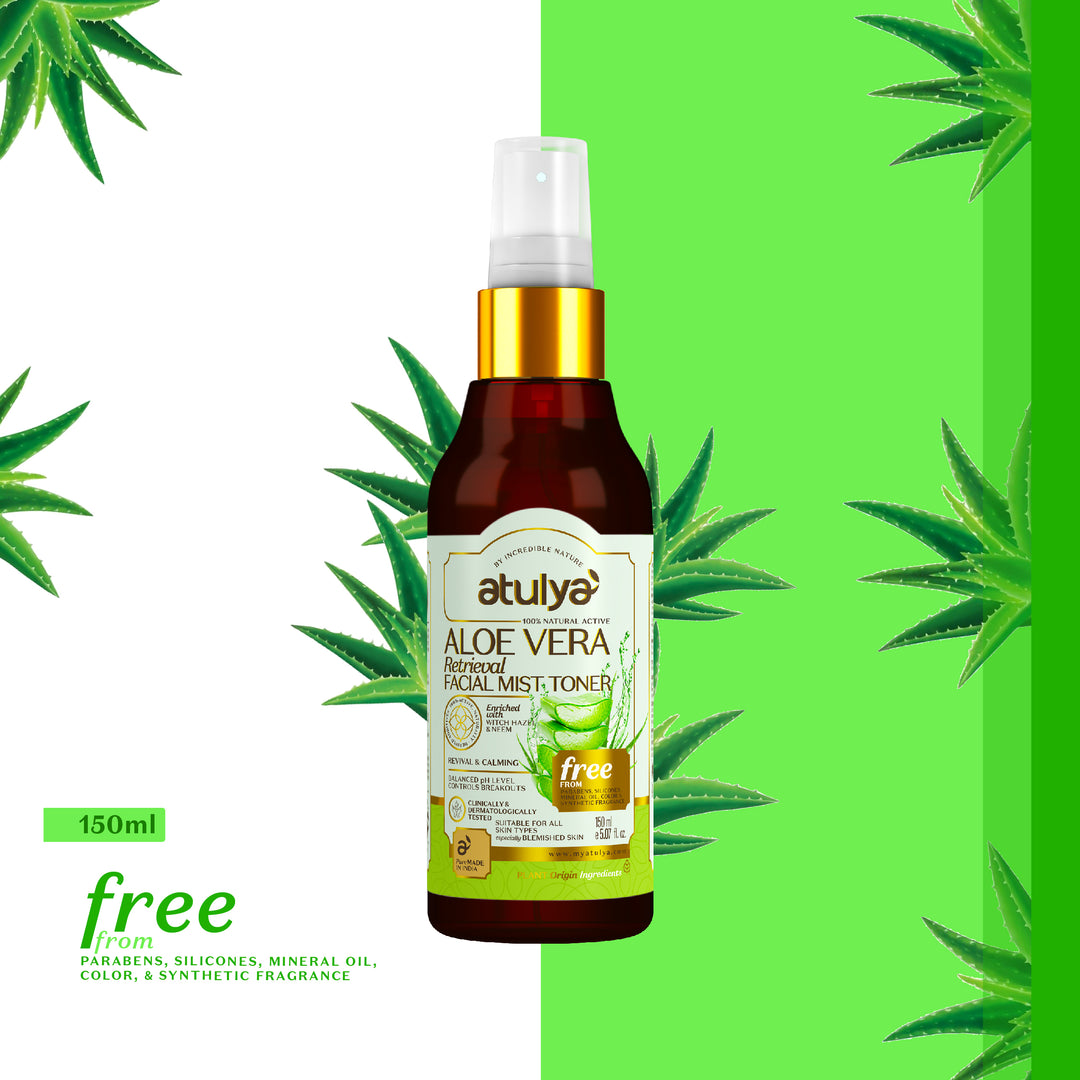 Atulya Aloe Vera Retrieval Facial Mist Toner - 150ml