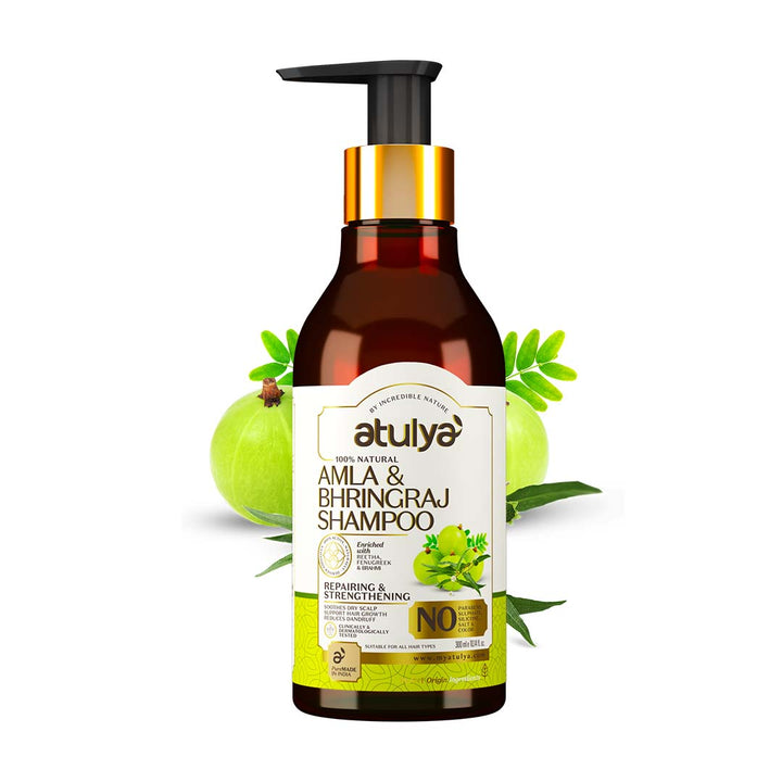 Atulya Amla & Bhringraj Shampoo for Hair Repairing - 300ml