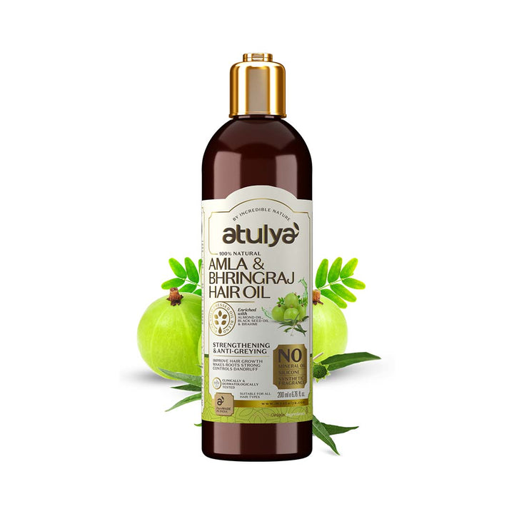 Atulya Amla & Bhringraj Hair Oil | Strengthening and Anti-greying - 200ml