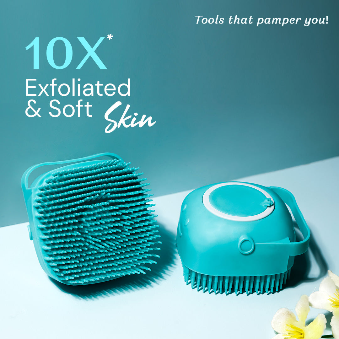 Atulya Silicone Massage Bath Brush | Gentle Exfoliation Tool