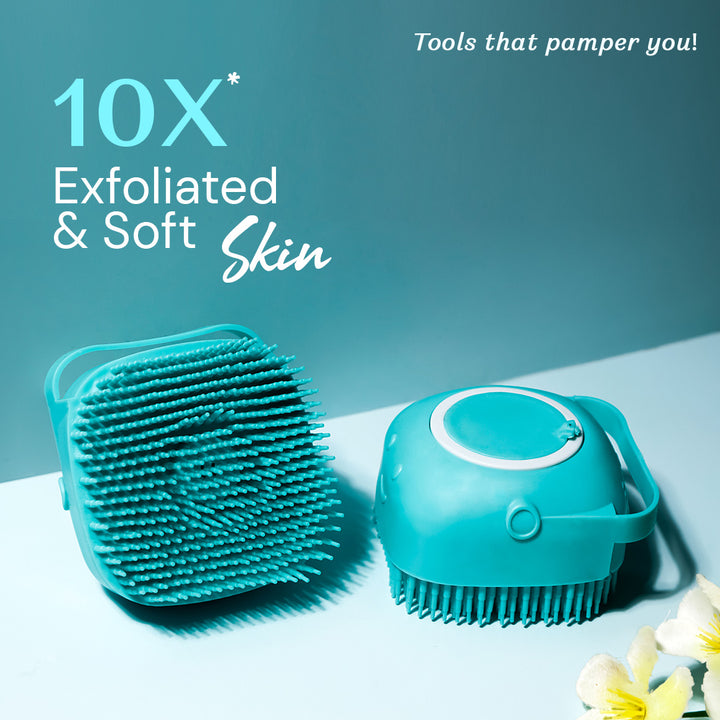 Atulya Silicone Massage Bath Brush | Gentle Exfoliation Tool
