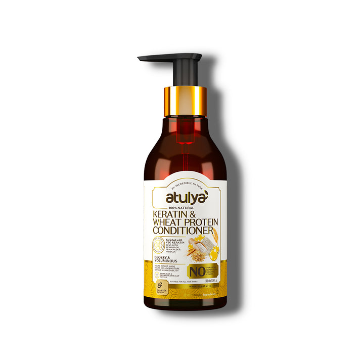 Atulya Keratin & Wheat Protein Conditioner for Glossy Hair - 300ml