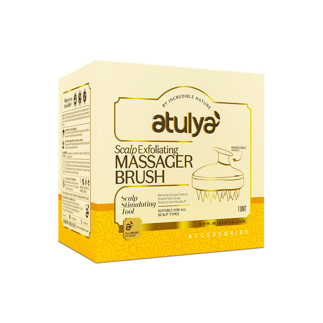 Atulya Scalp Exfoliating Massager Brush for Scalp Stimulation