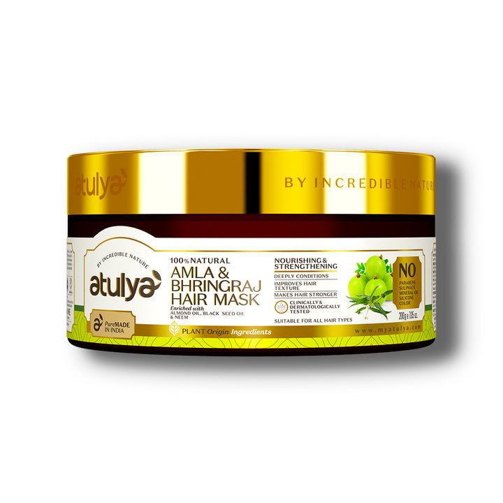 Atulya Amla & Bhringraj Hair Mask | Nourishing and Strengthening - 200gm