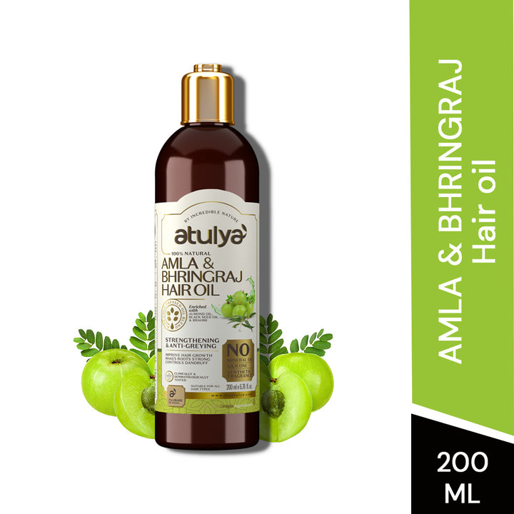 Atulya Amla & Bhringraj Hair Oil | Strengthening and Anti-greying - 200ml