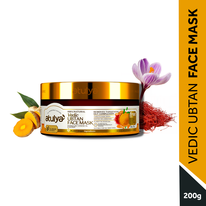 Atulya Vedic Ubtan Face Mask | For Tan Removal - 200gm